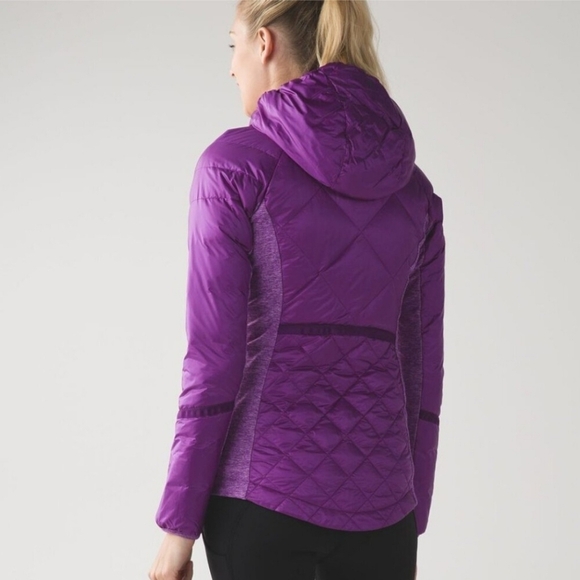 Lululemon Athletica Women's Purple Down Filled Jacket Sz Large - Picture 2 of 8